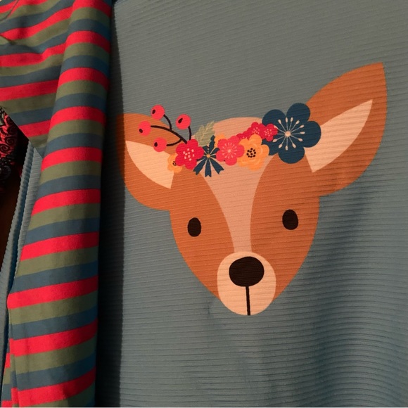 NWOT Deer tunic and legging set size 5 - Picture 2 of 6